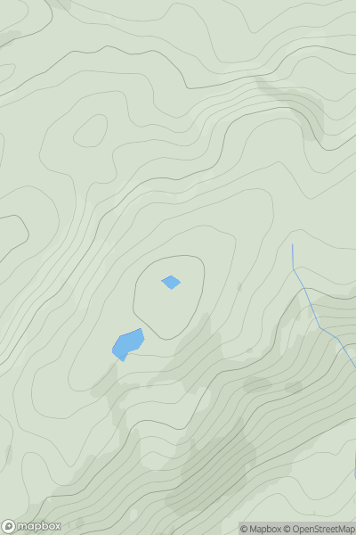 Thumbnail image for Beinn Ghlas [Oban to Loch Fyne] [NM957259] showing contour plot for surrounding peak